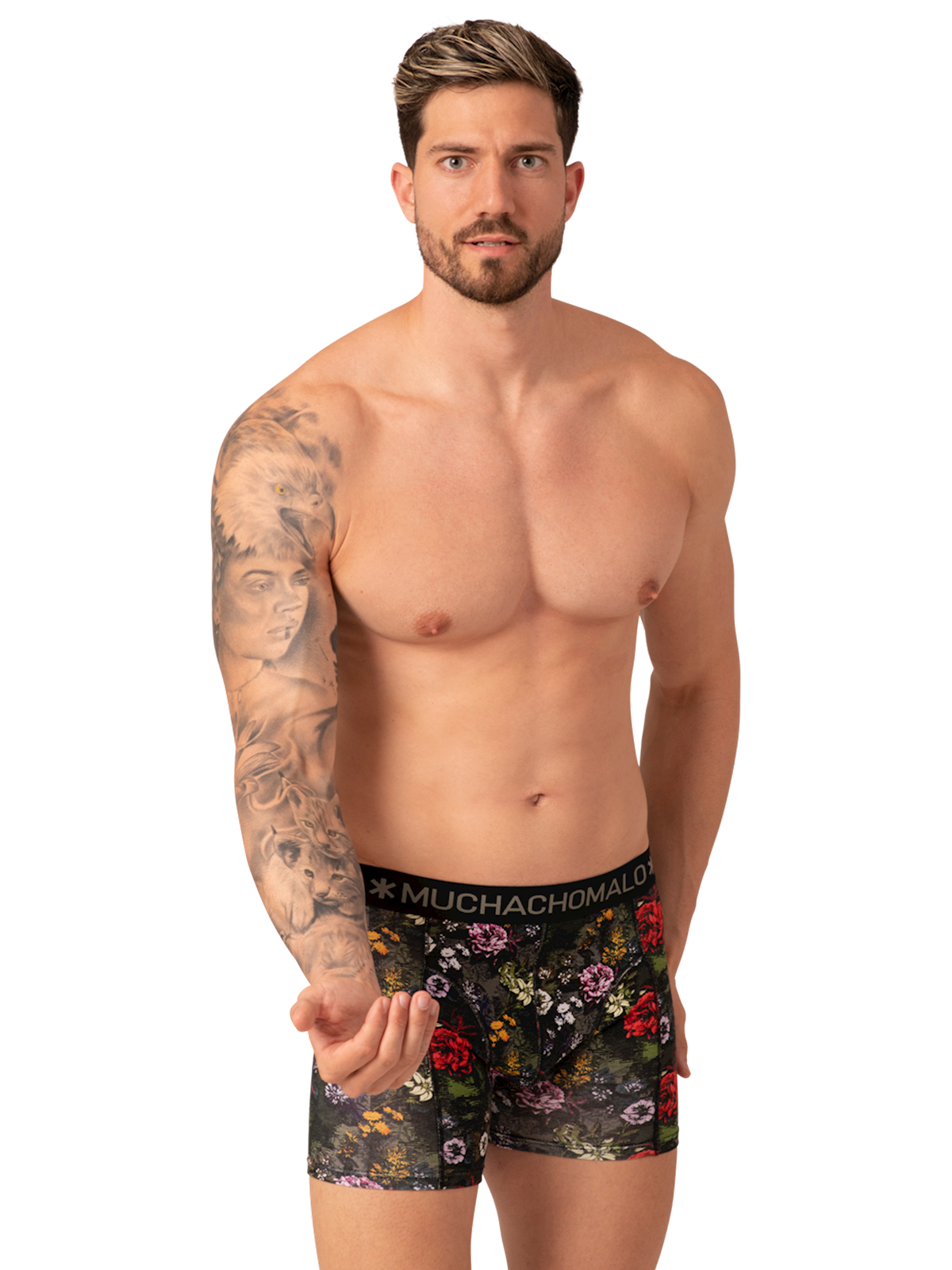 Heren 12-pack Boxershorts Print/Effen