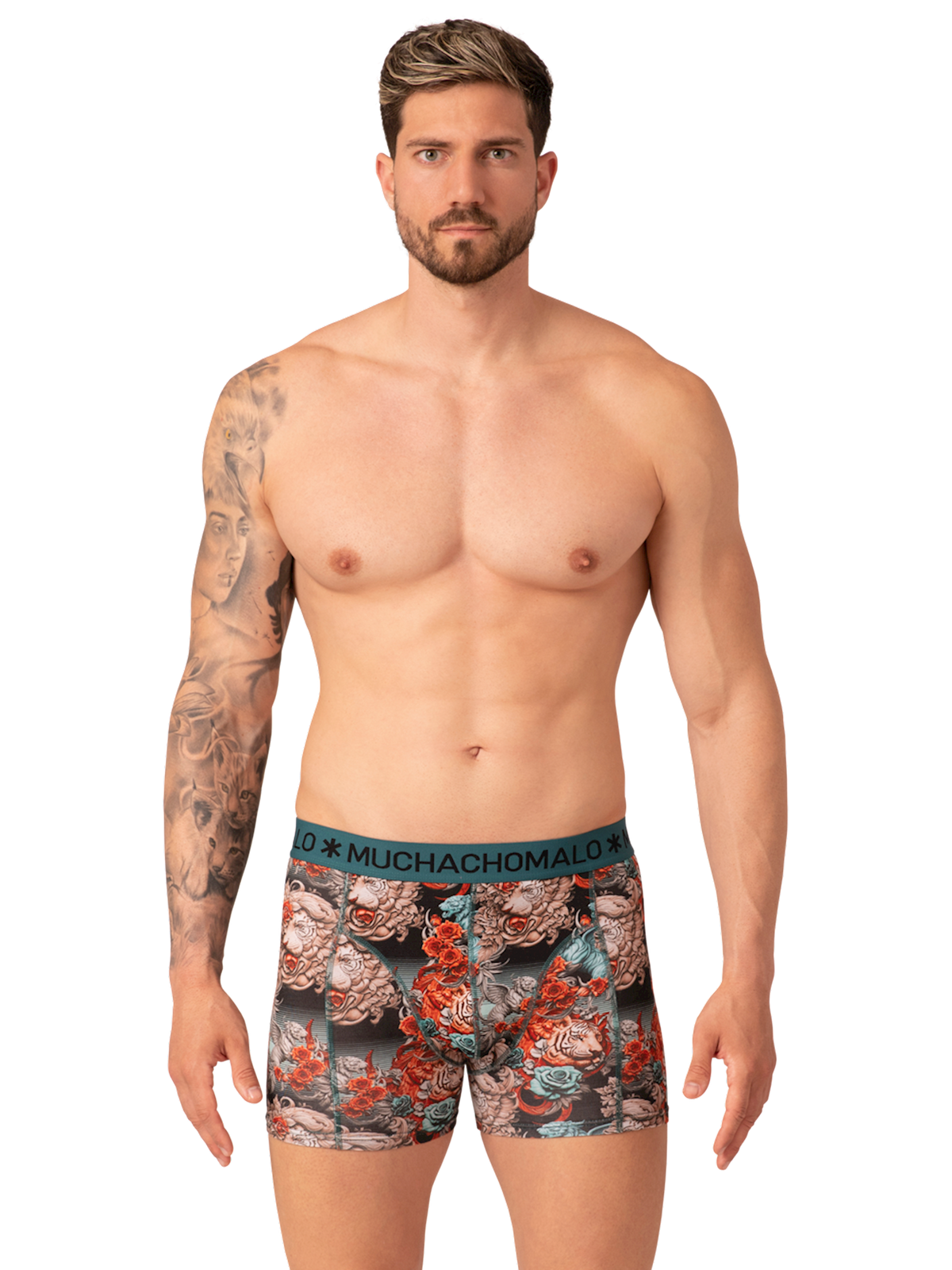 Heren 10-pack Boxershorts Print/Effen