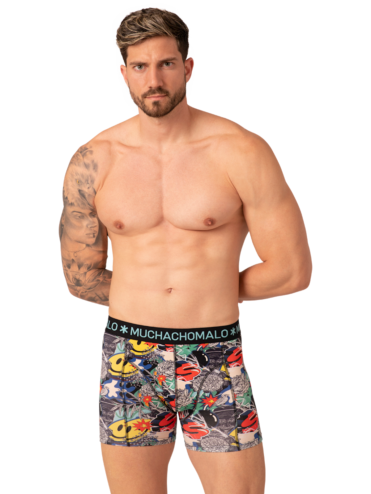 Heren 10-pack Boxershorts Print/Effen