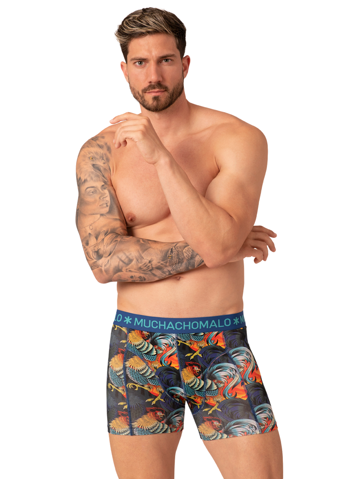 Heren 10-pack Boxershorts Print/Effen