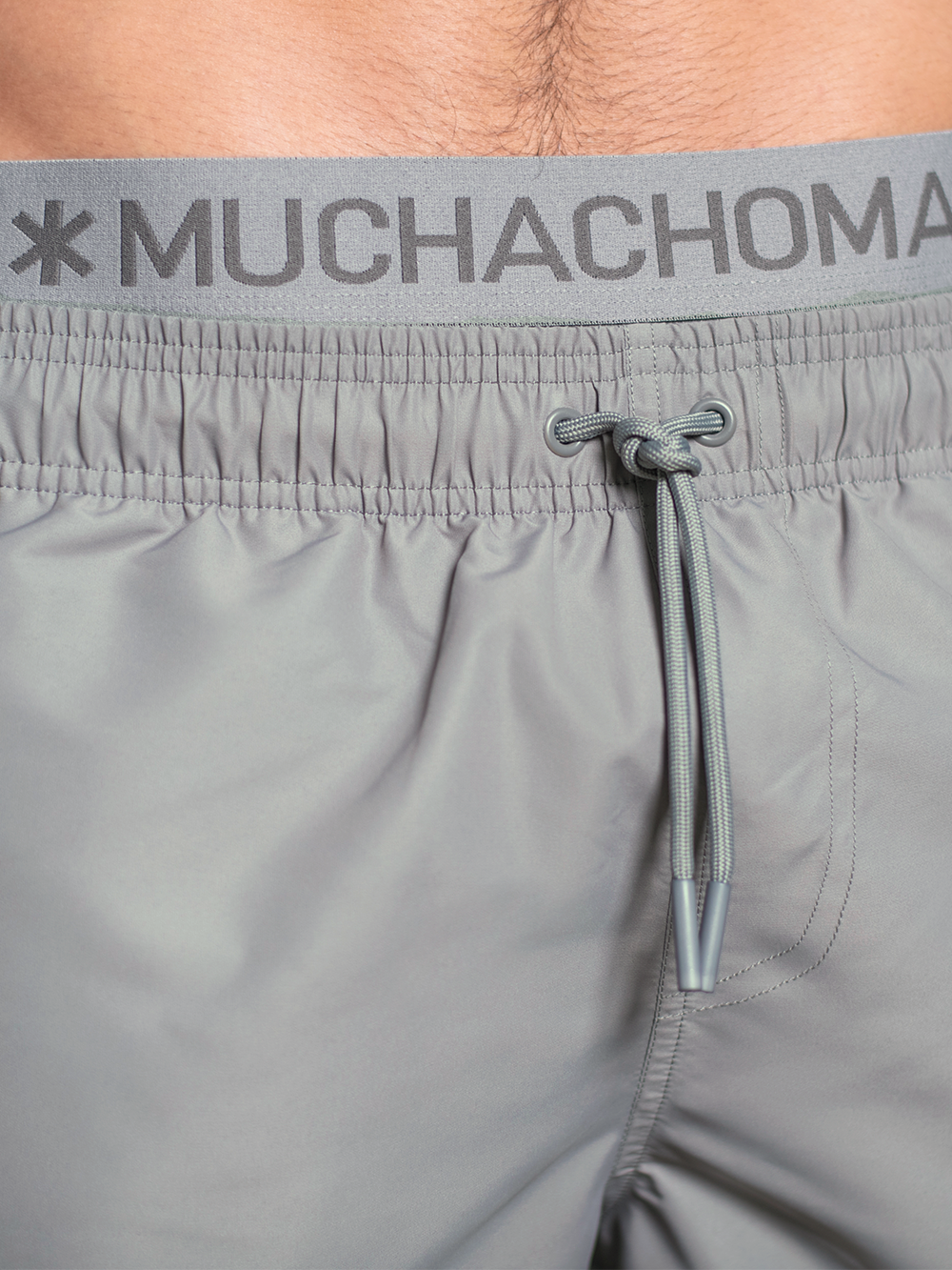Heren Zwembroek Grijs + Gratis Microfiber boxershort