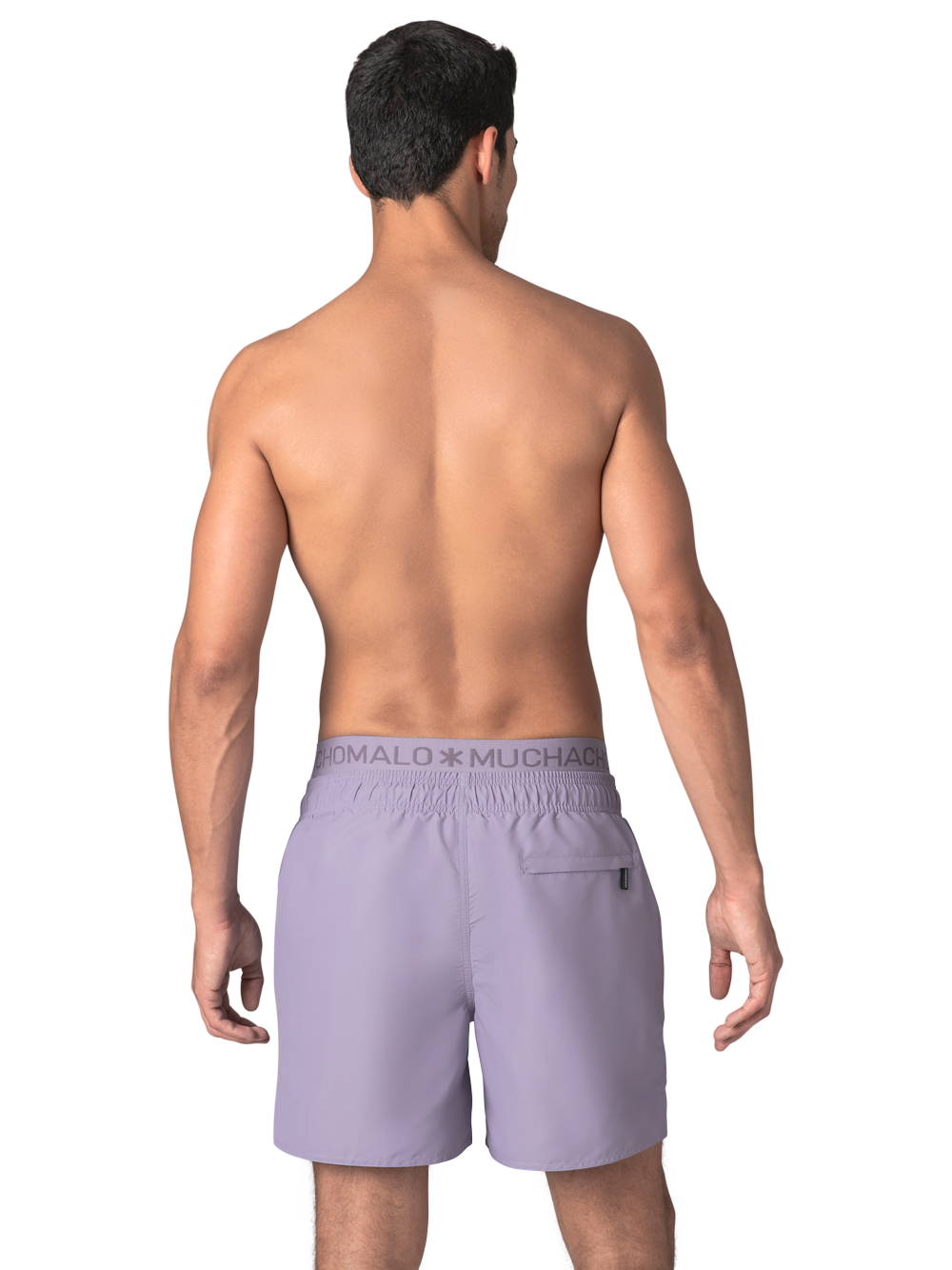 Heren Zwembroek Paars + Gratis Microfiber boxershort