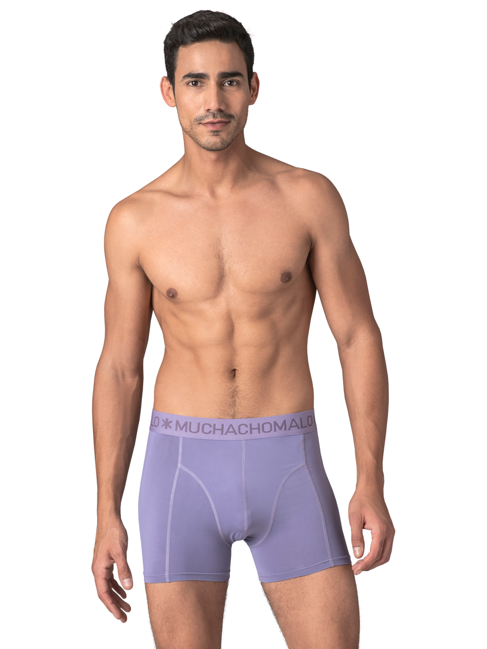 Heren Zwembroek Paars + Gratis Microfiber boxershort