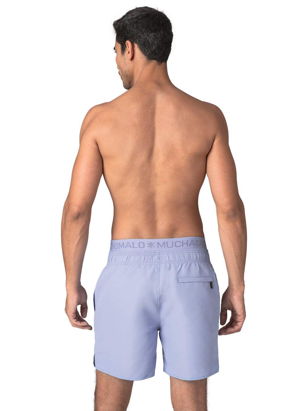 Heren Zwembroek Paars + Gratis Microfiber boxershort
