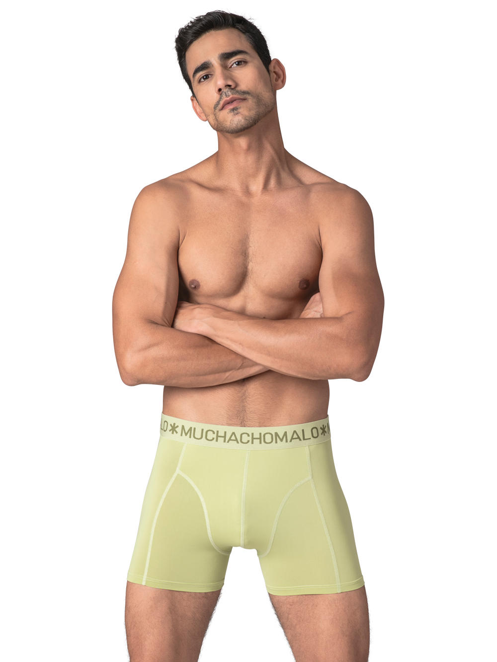 Heren Zwembroek Groen + Gratis Microfiber boxershort