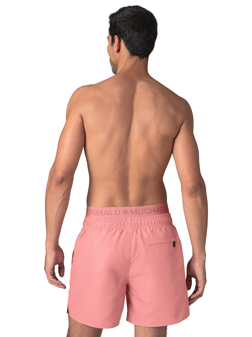Heren Zwembroek Roze + Gratis Microfiber boxershort