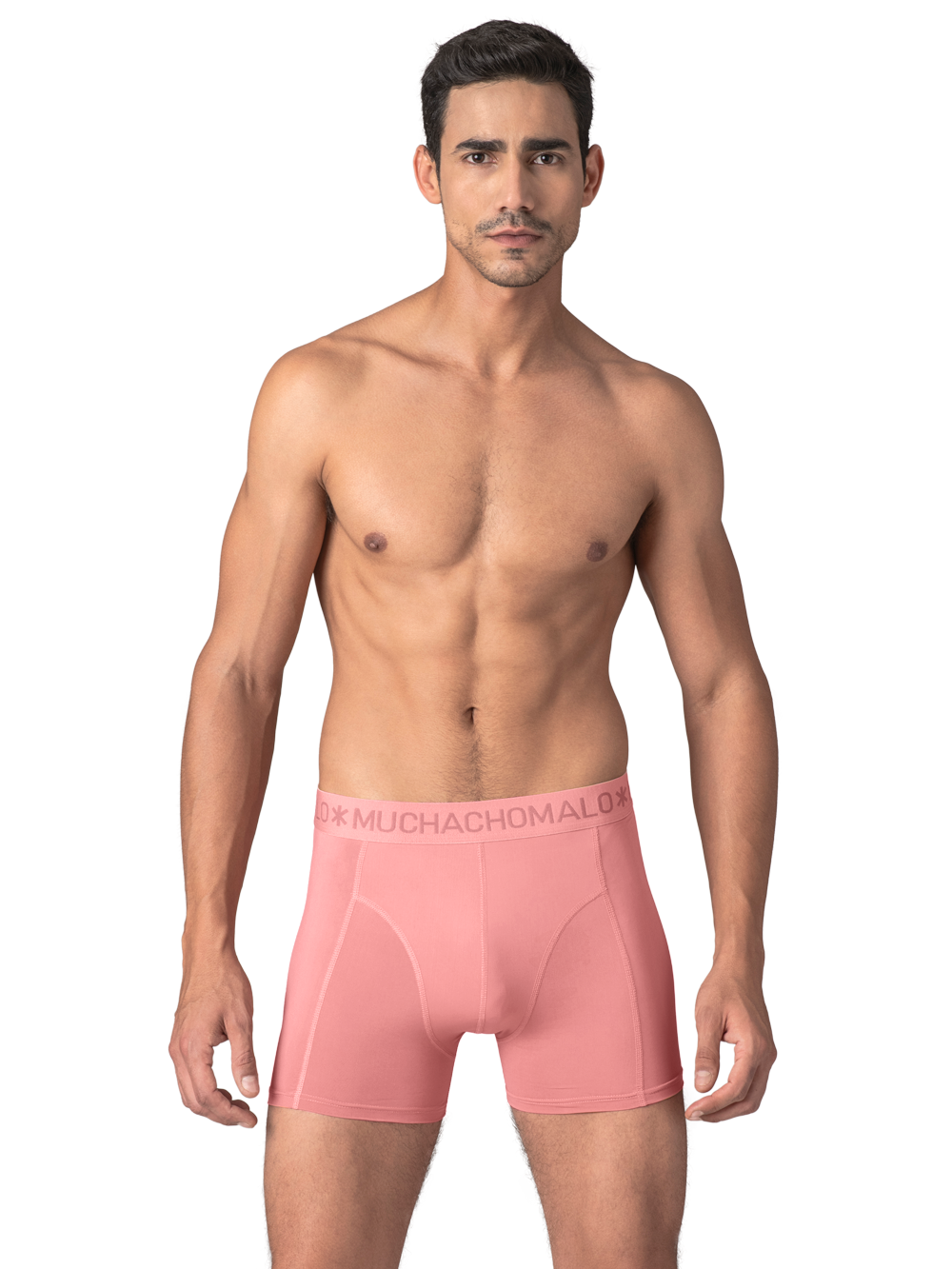 Heren Zwembroek Roze + Gratis Microfiber boxershort