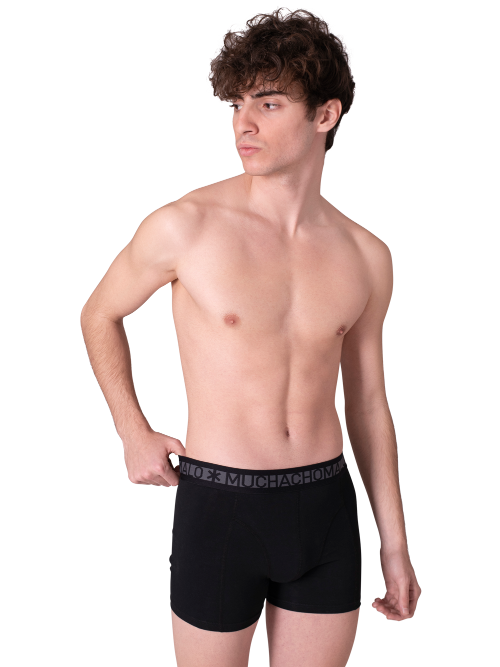 Heren 2-pack Boxershorts Effen