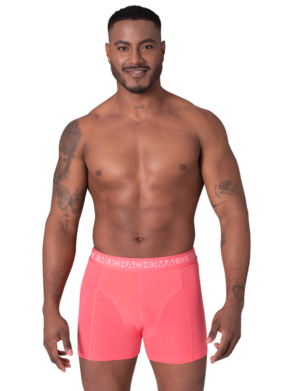 Heren 2-pack Boxershorts Effen