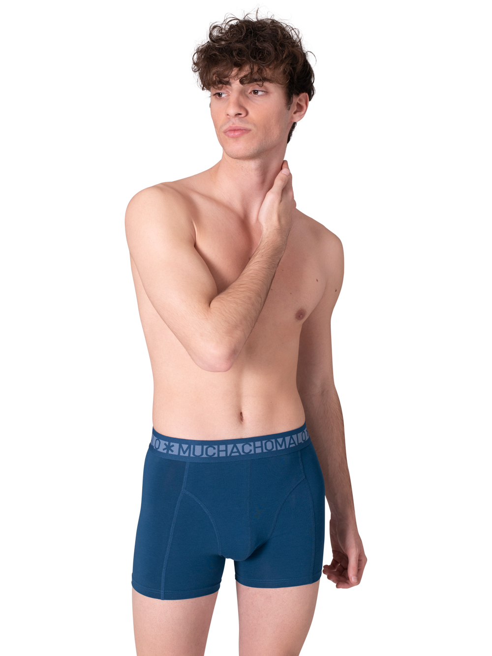Heren 2-pack Boxershorts Effen