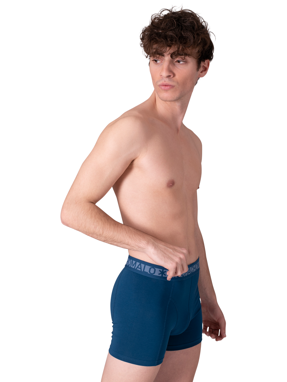 Heren 2-pack Boxershorts Effen