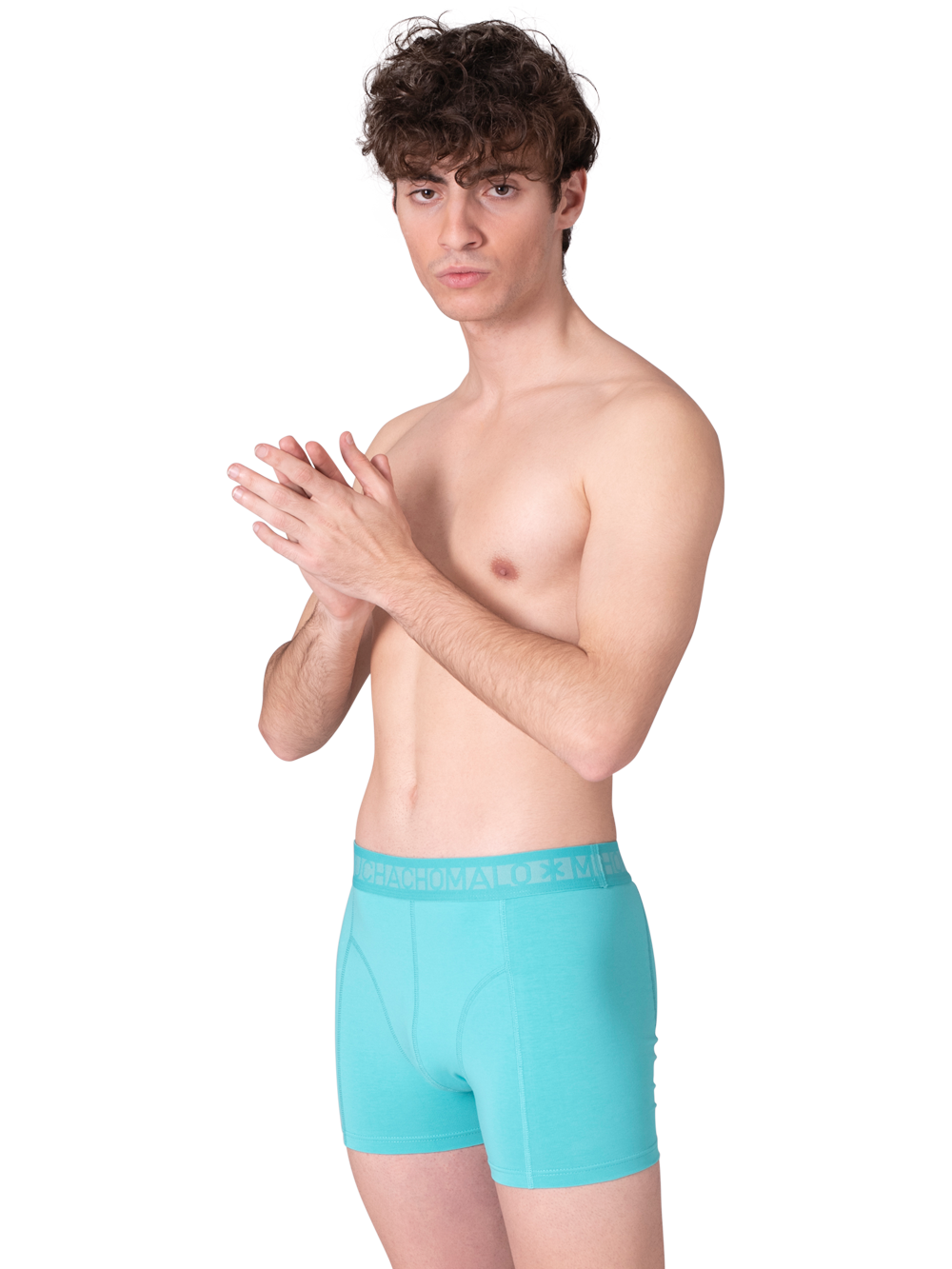 Heren 2-pack Boxershorts Effen