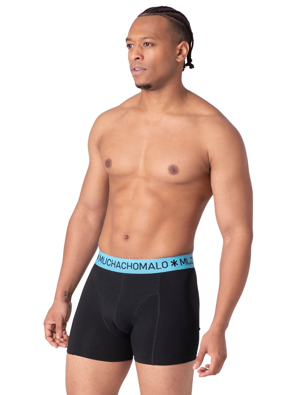 Heren 2+2-pack Boxershorts Print/Effen