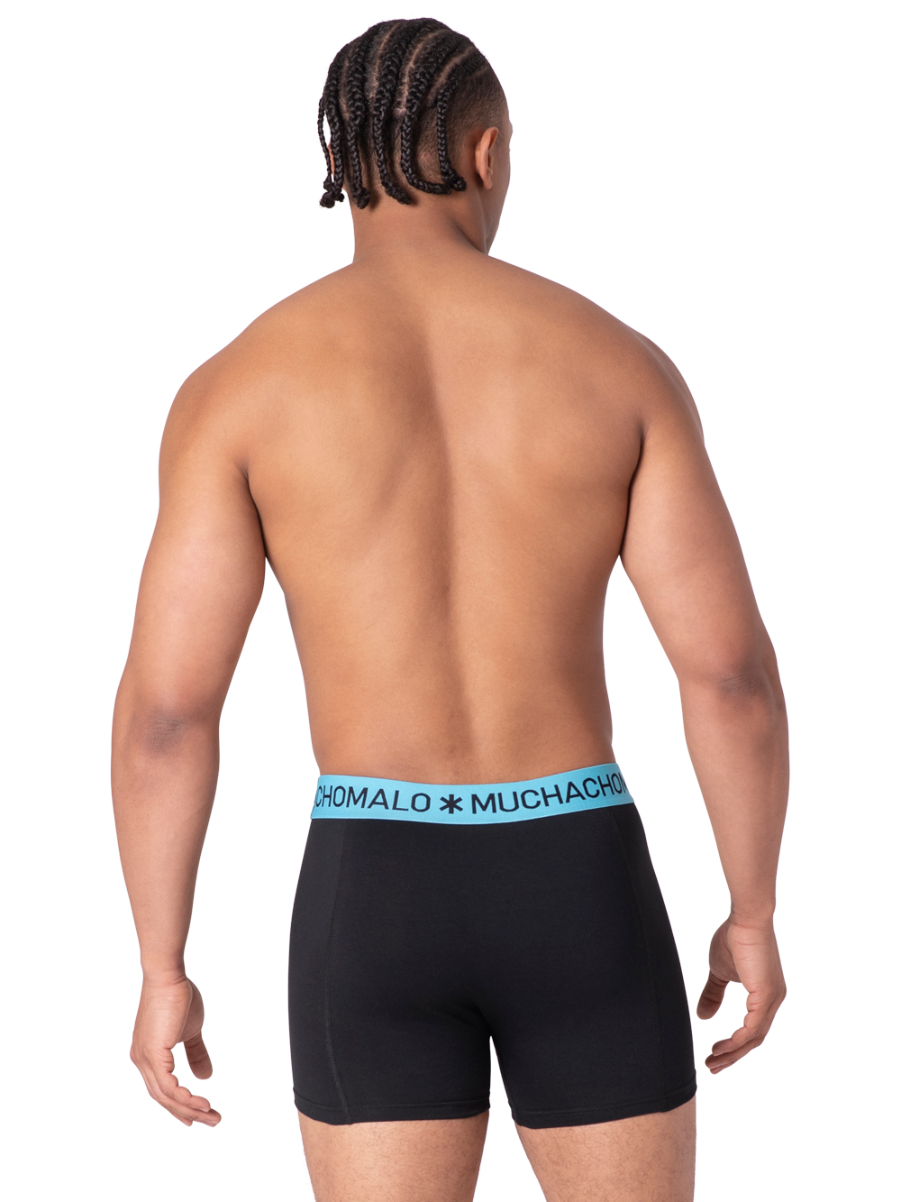 Heren 2+2-pack Boxershorts Print/Effen