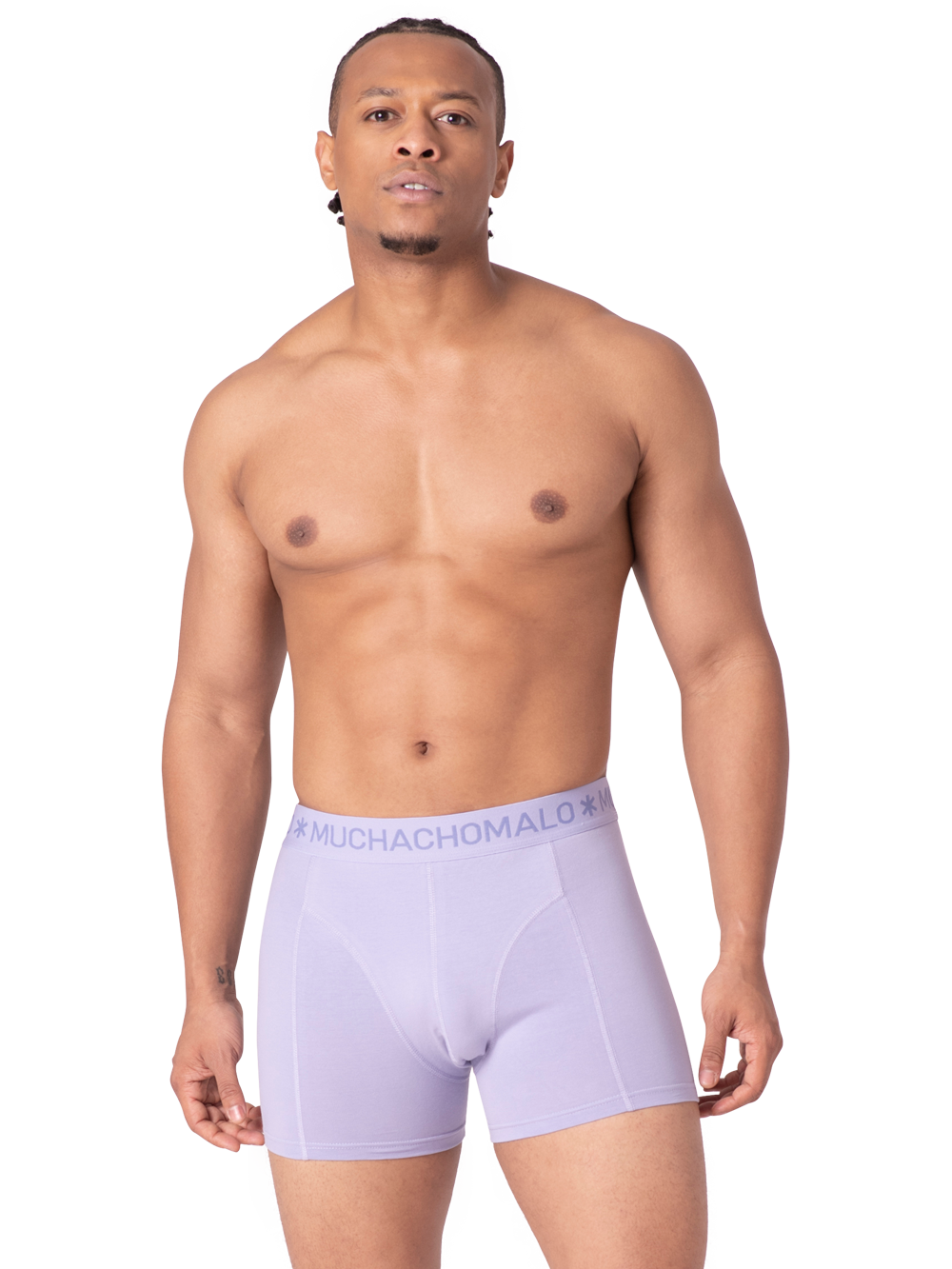 Heren 2+2-pack Boxershorts Effen