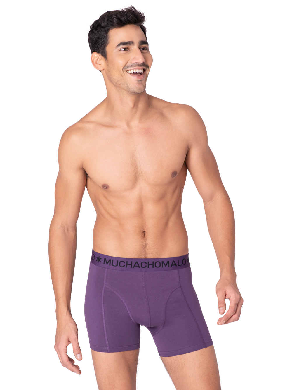 Heren 2+2-pack Boxershorts Effen