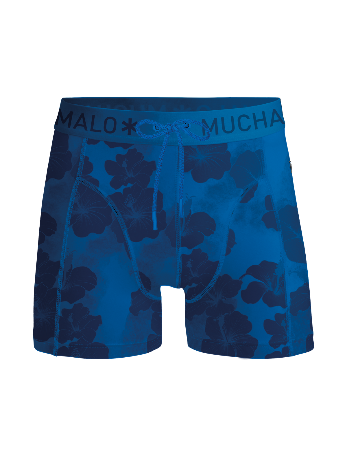 Heren Strakke zwembroek print blauw