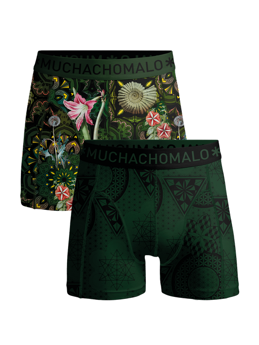 Heren 2-pack Boxershorts Geometric