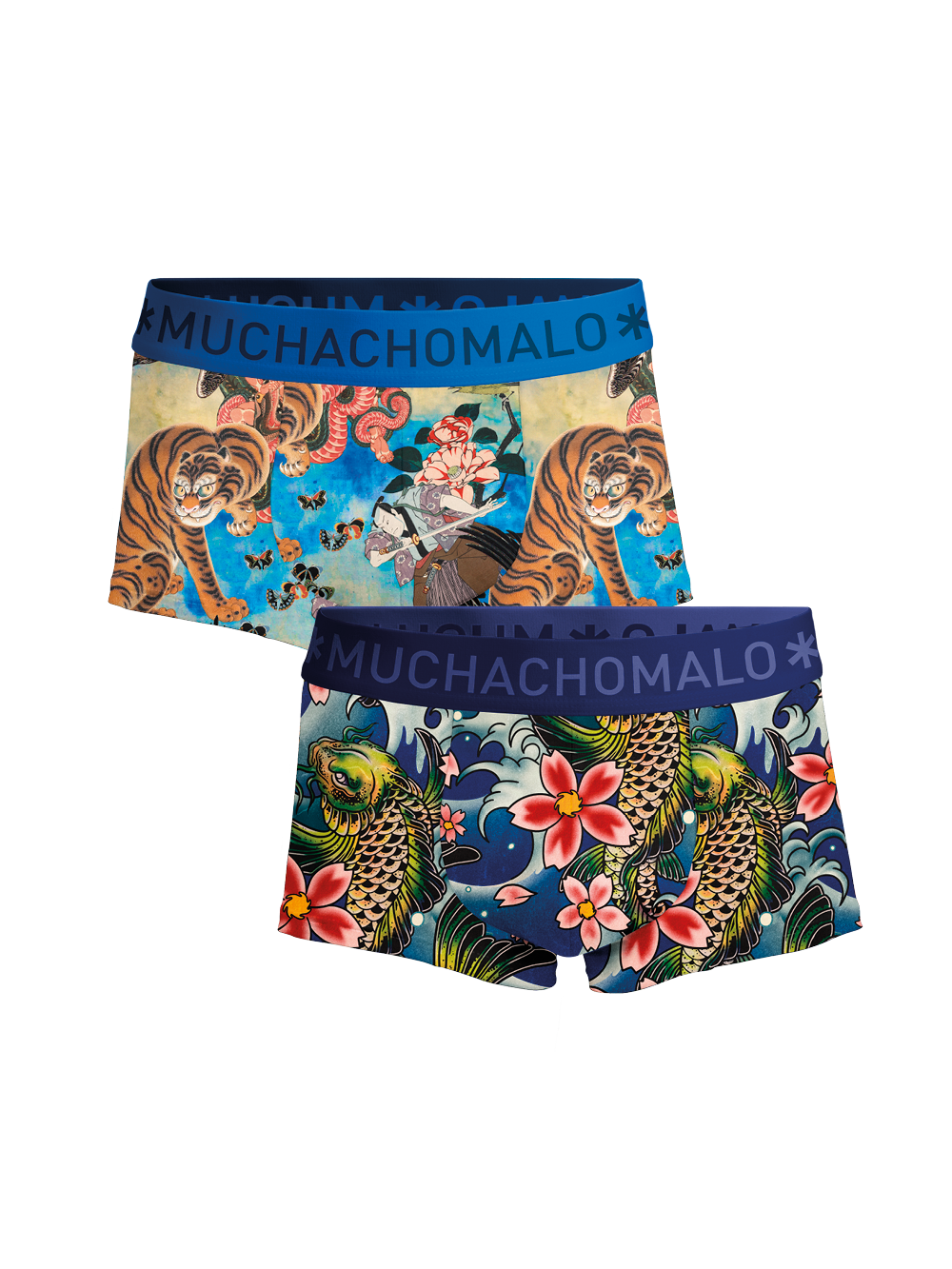 Heren 2-pack Trunks Irezumi