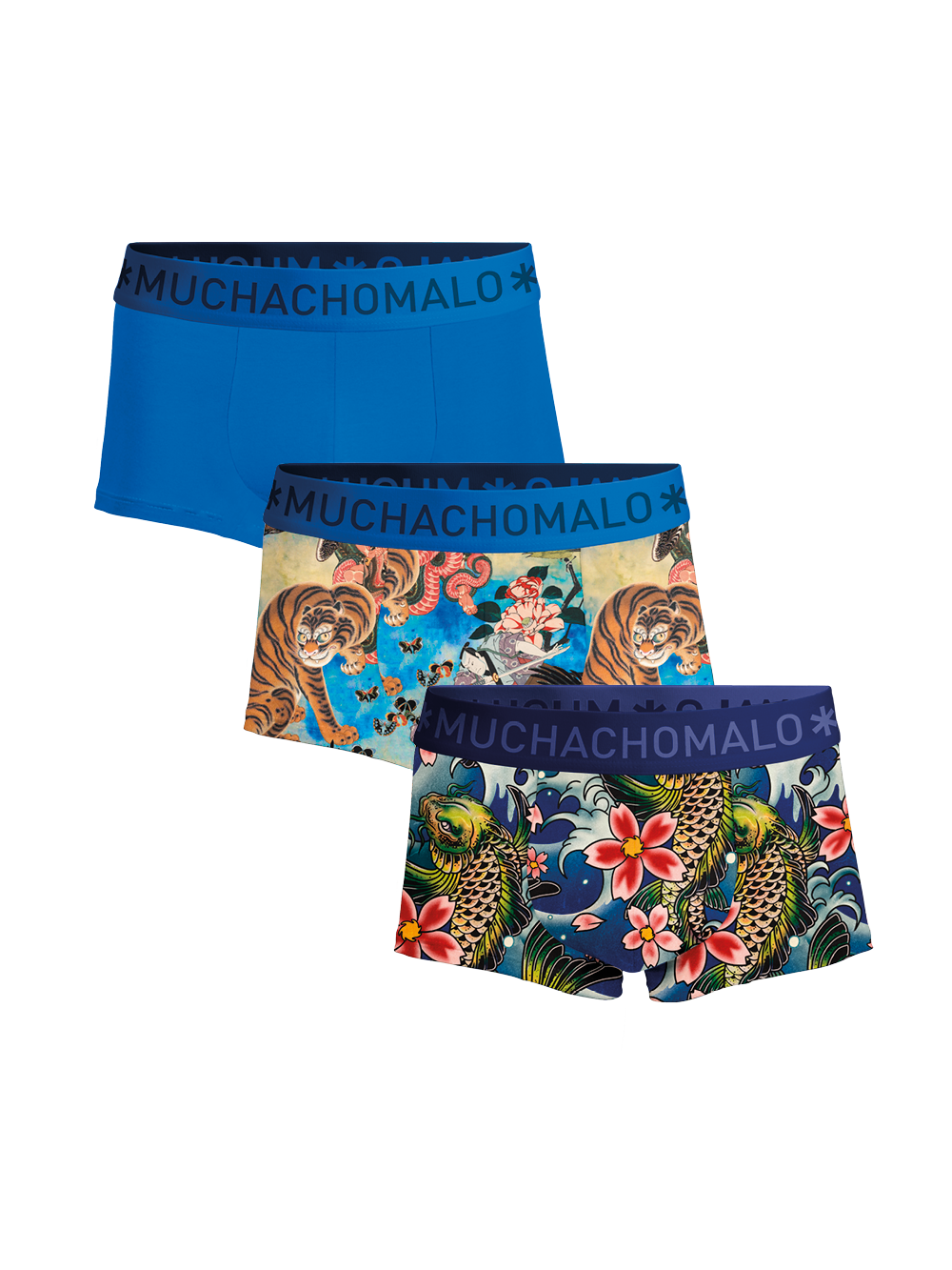 Heren 3-pack Trunks Irezumi
