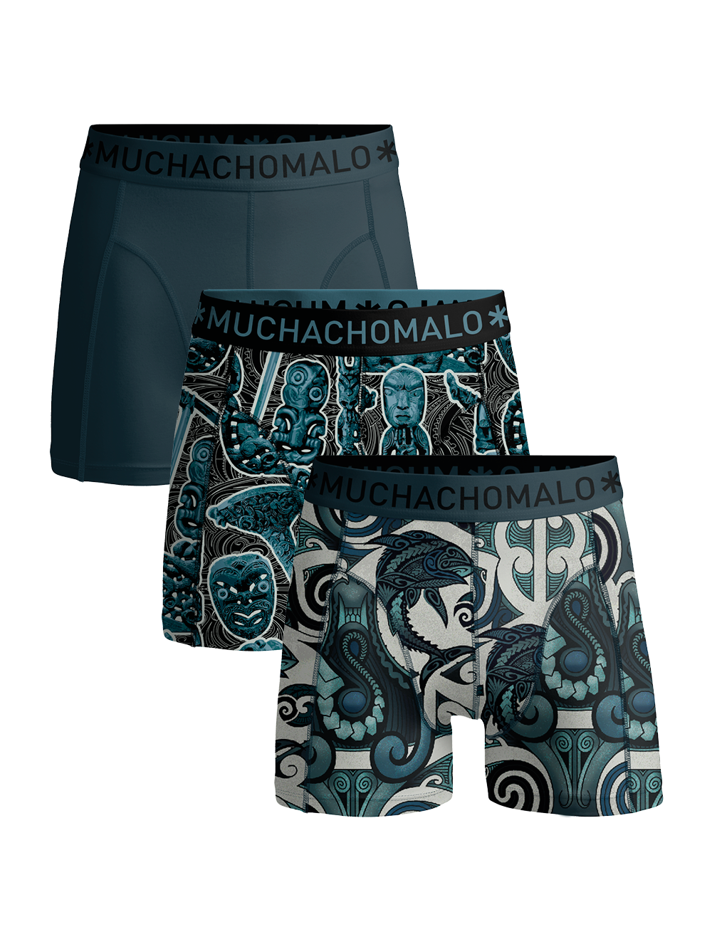 Heren 3-pack Boxershorts Kirituhi