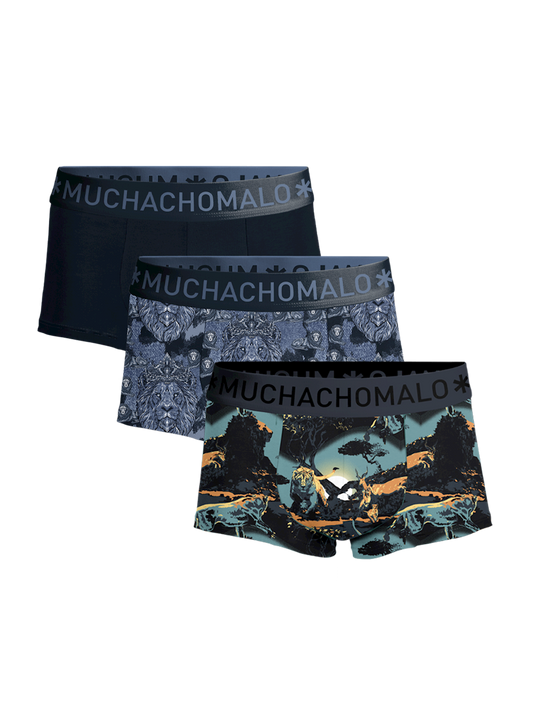 Heren 3-pack Trunks Man Lion