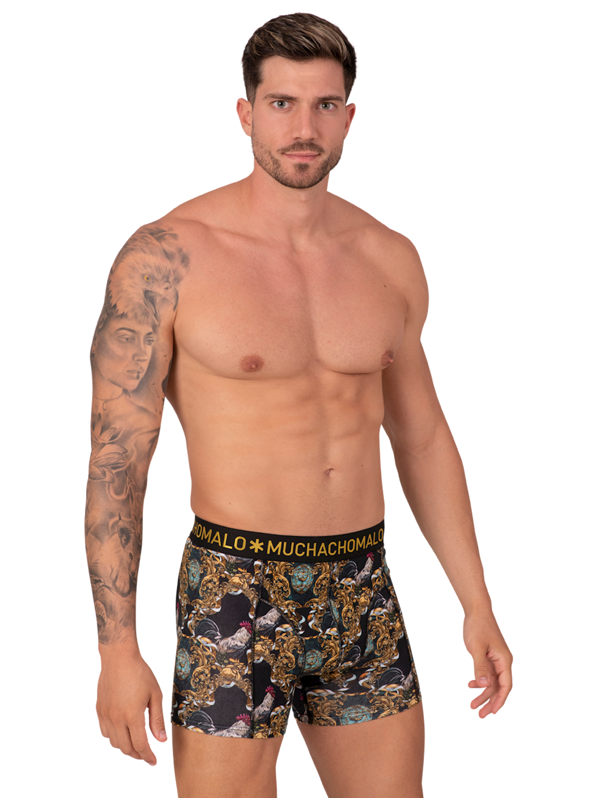 Heren 3-pack Boxershorts Man Rooster