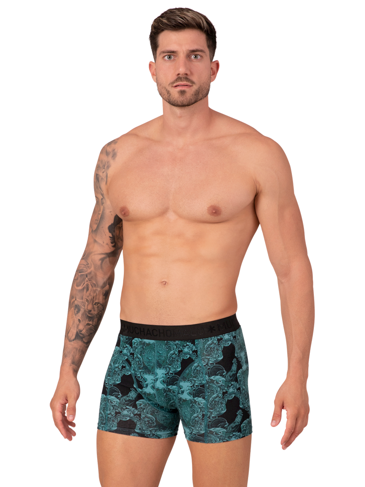 Heren 3-pack Boxershorts Man Rooster