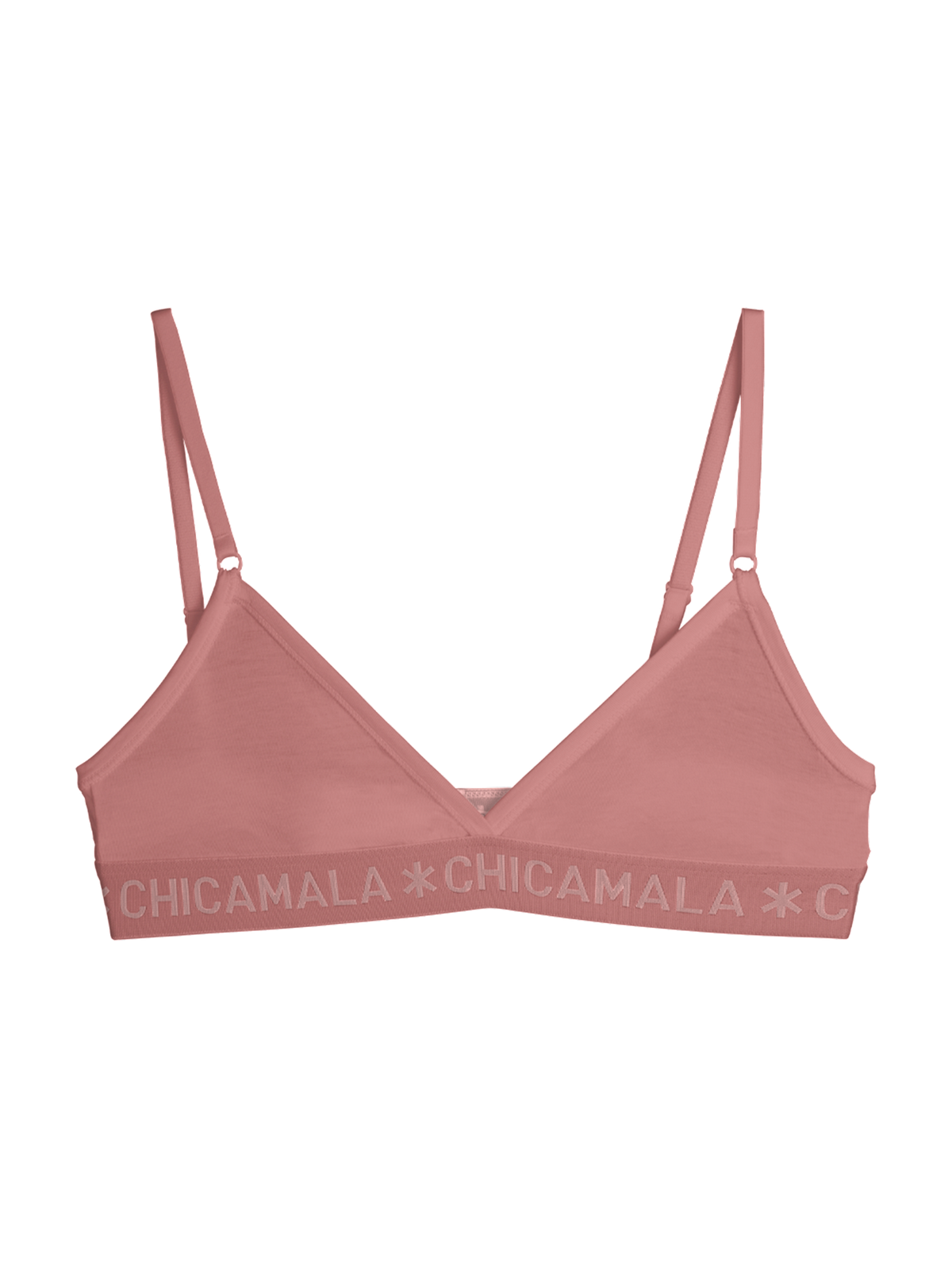 Meisjes 1-pack Triangle Top Effen Marlyn