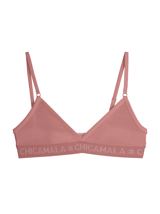 Meisjes 1-pack Triangle Top Effen Marlyn