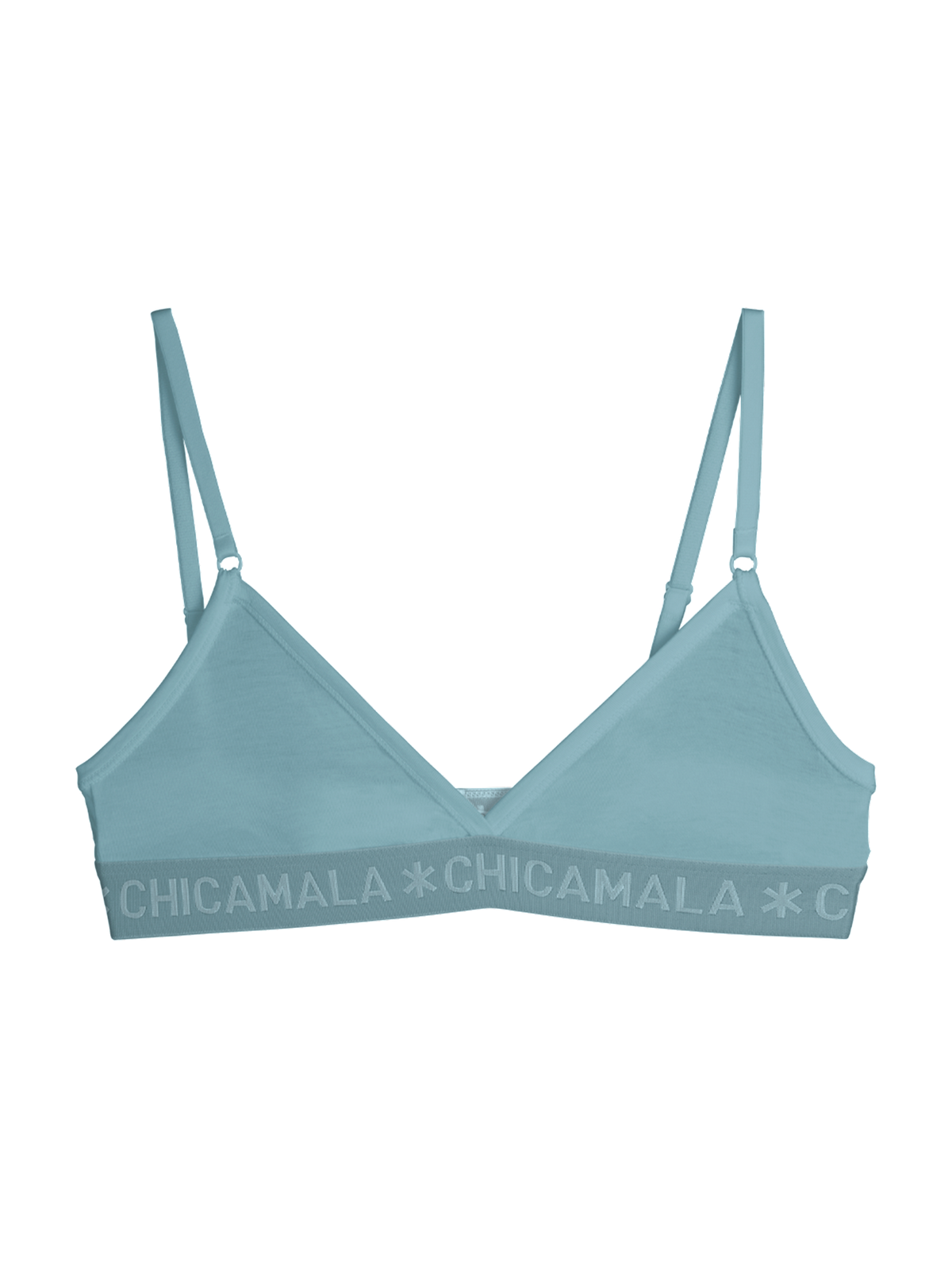 Meisjes 1-pack Triangle Top Effen Mermaid