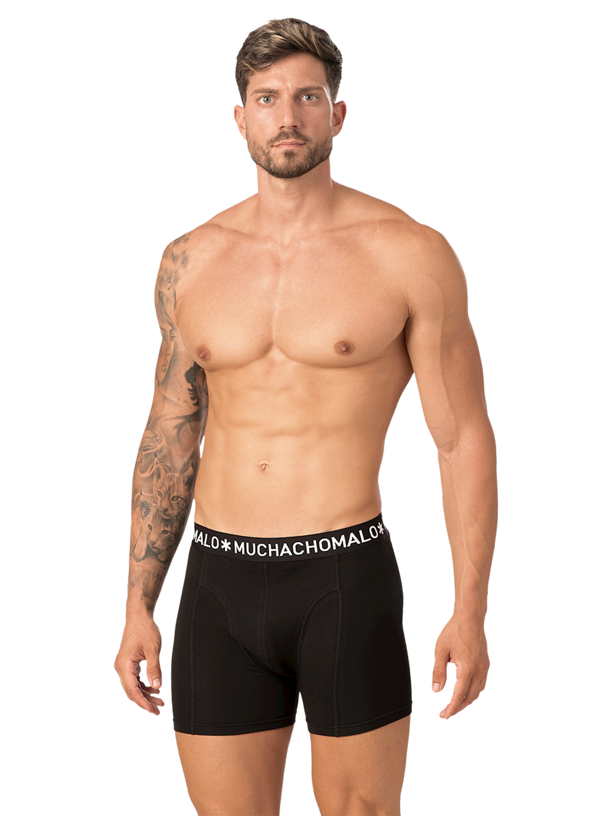 Heren 3-pack Boxershorts Effen