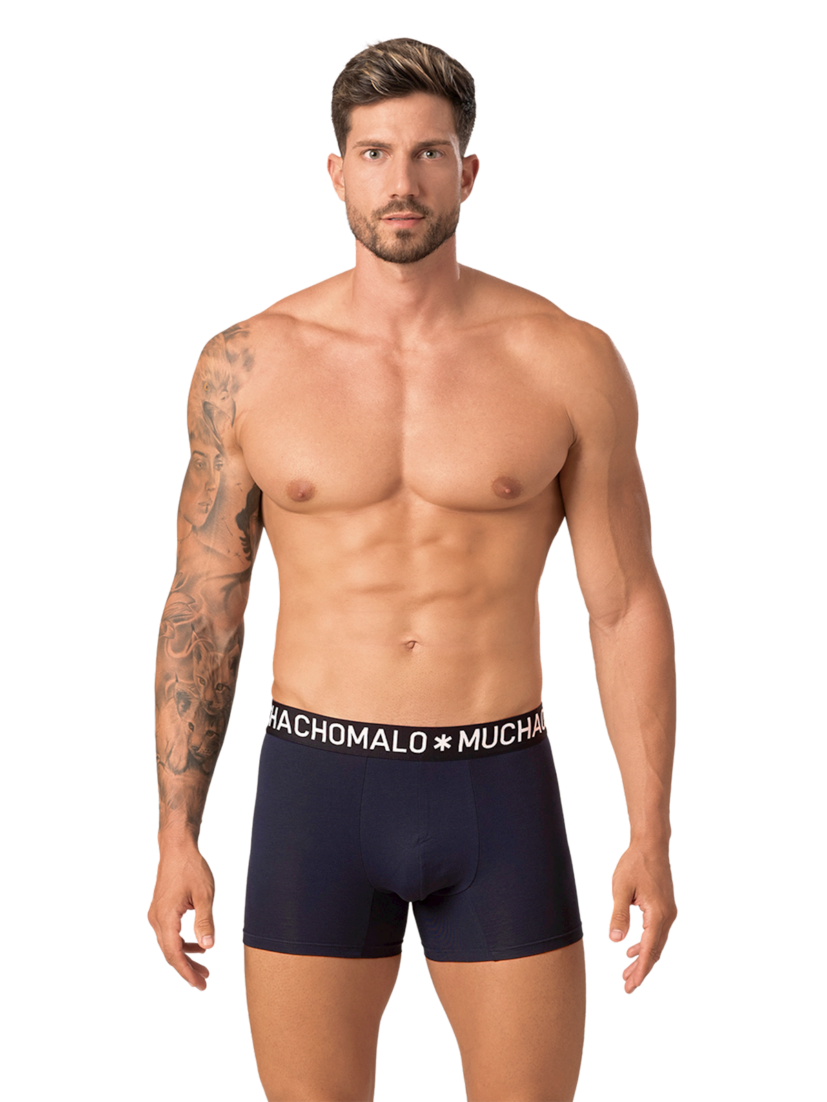 Heren 3-pack Boxershorts Effen Licht Katoen