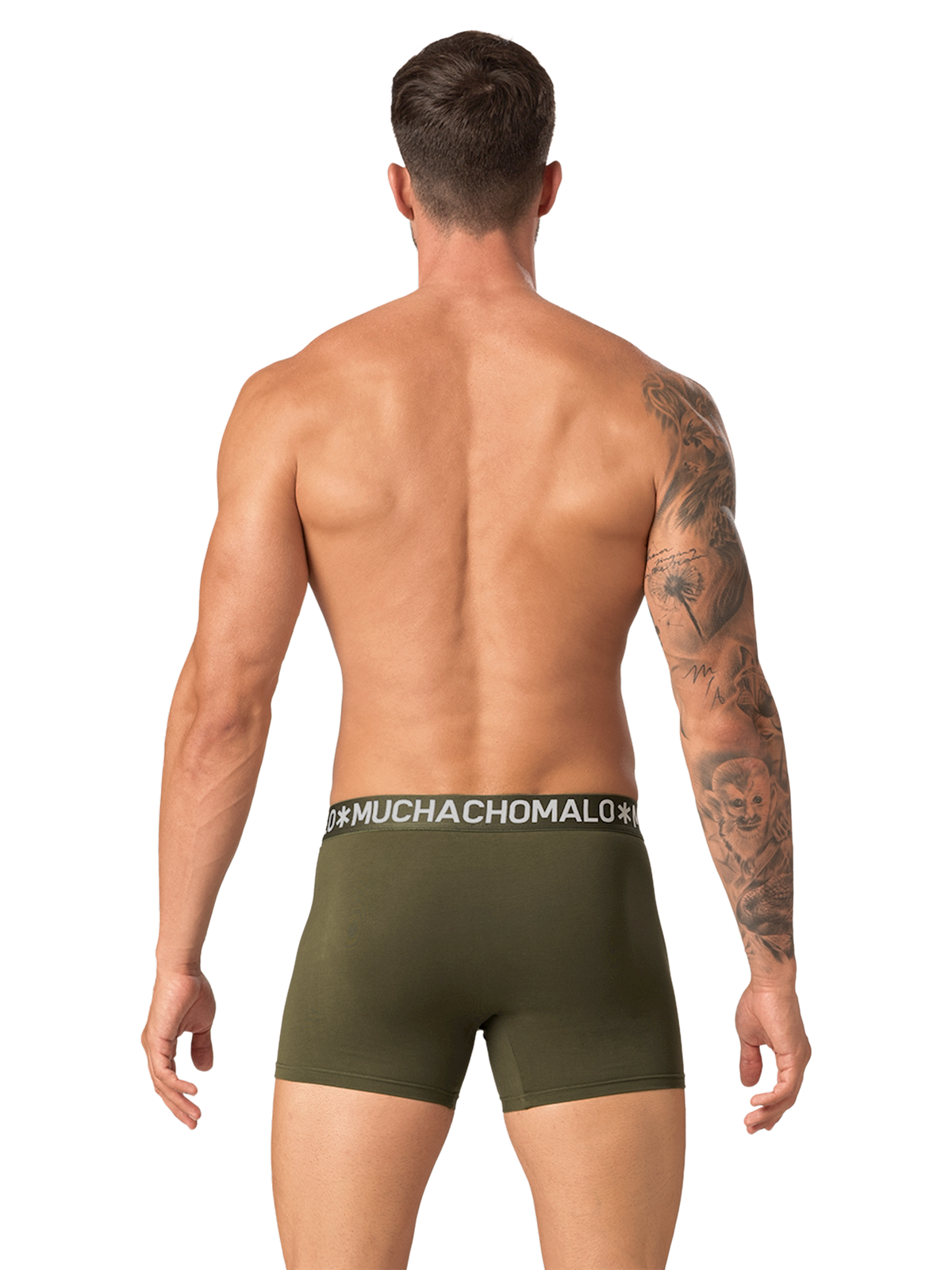 Heren 3-pack Boxershorts Effen Licht Katoen