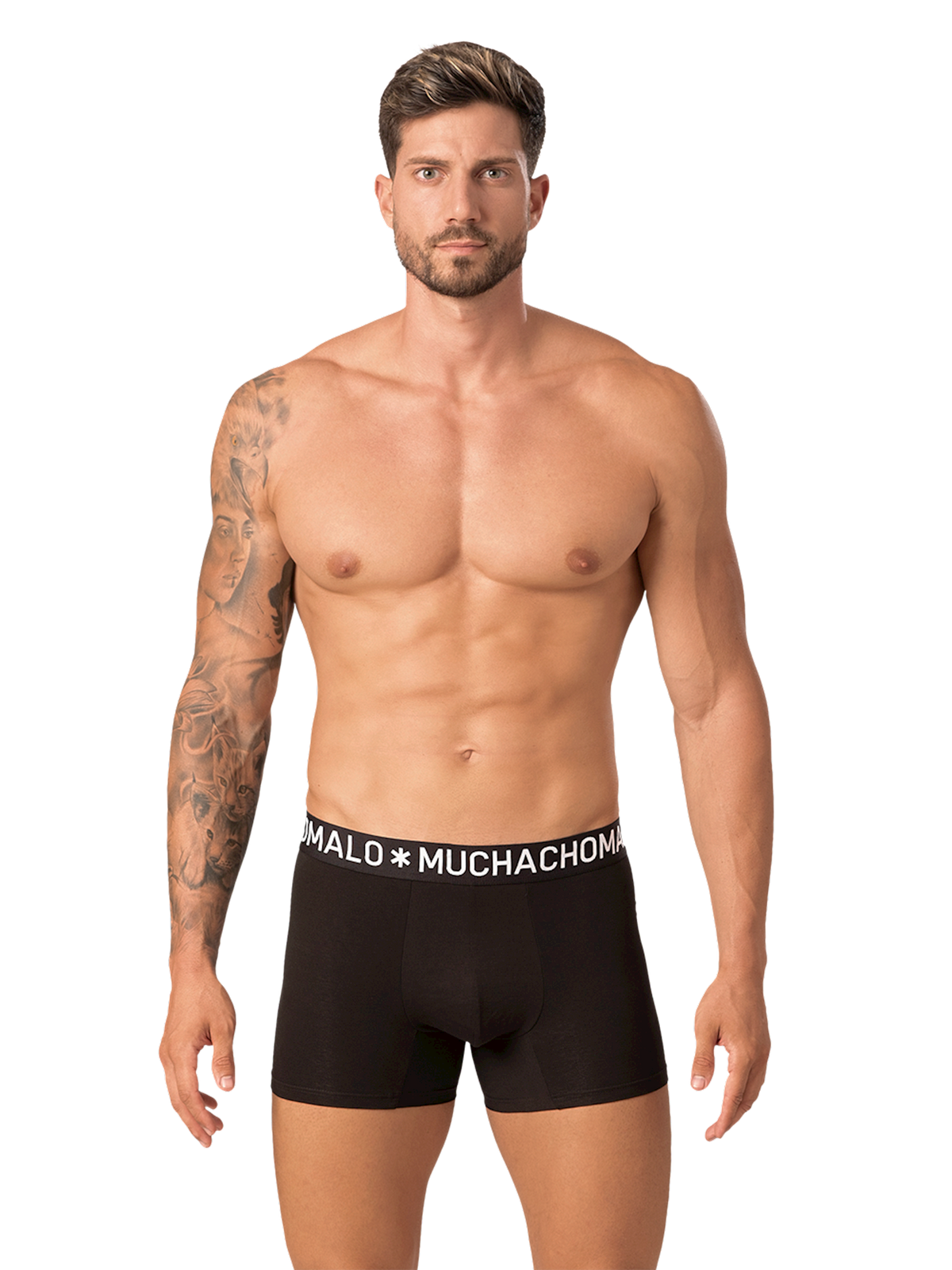 Heren 4-pack Boxershorts Effen Licht Katoen