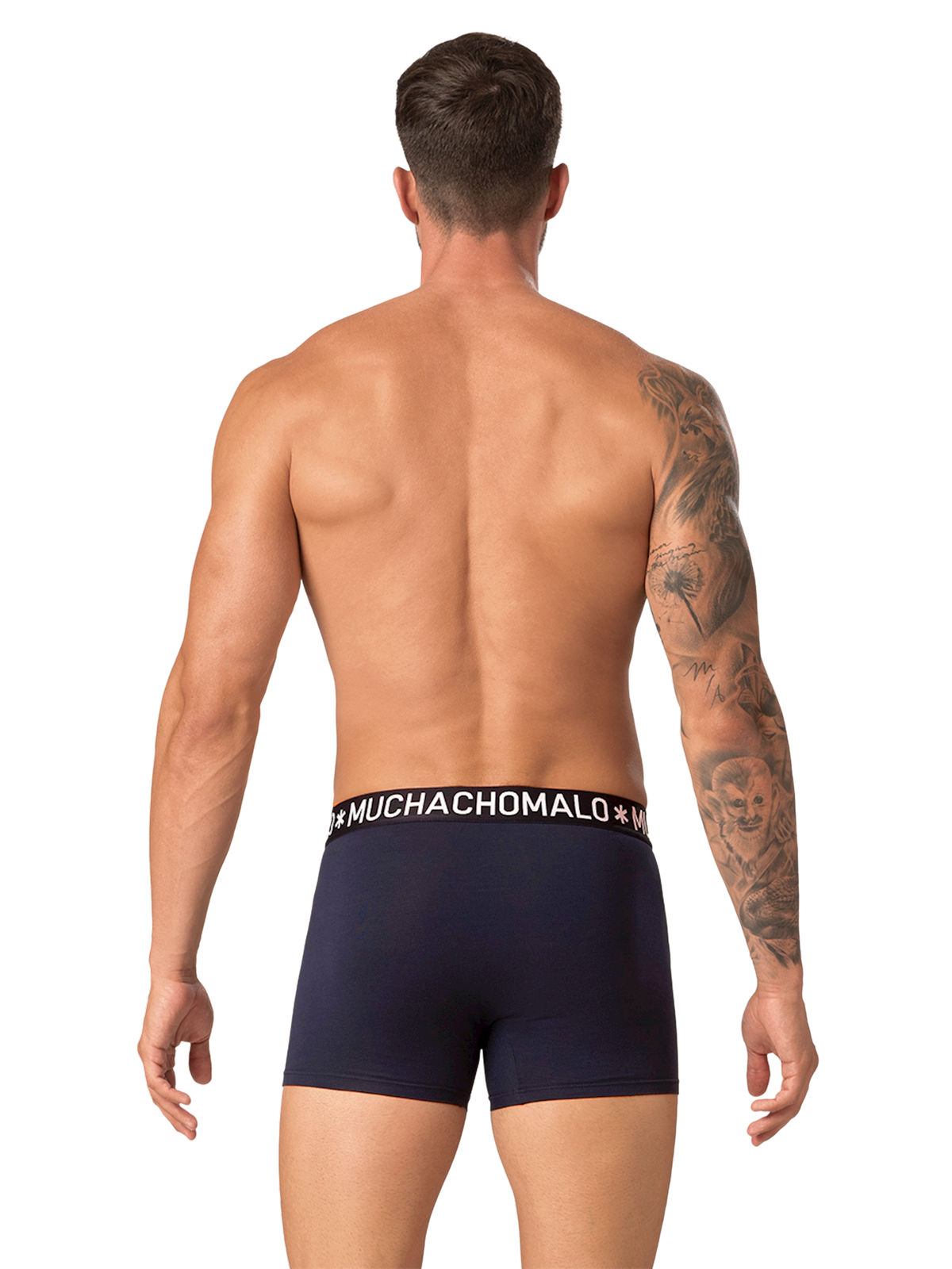 Heren 2-pack Boxershorts Effen Licht Katoen