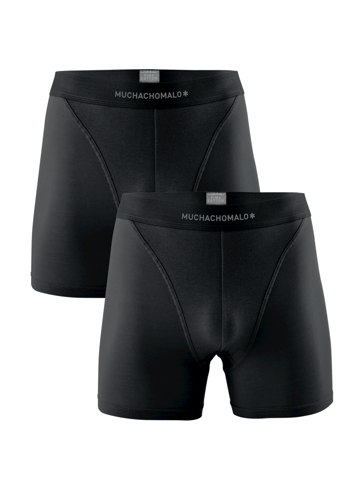 Heren 2-pack Boxershorts Effen