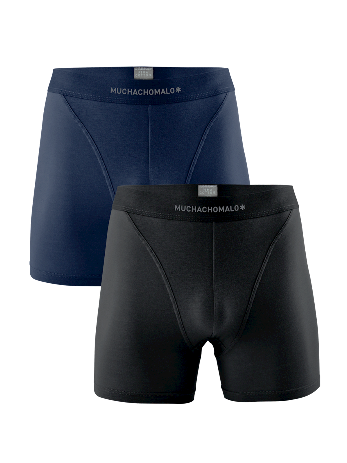 Heren 2-pack Boxershorts Effen