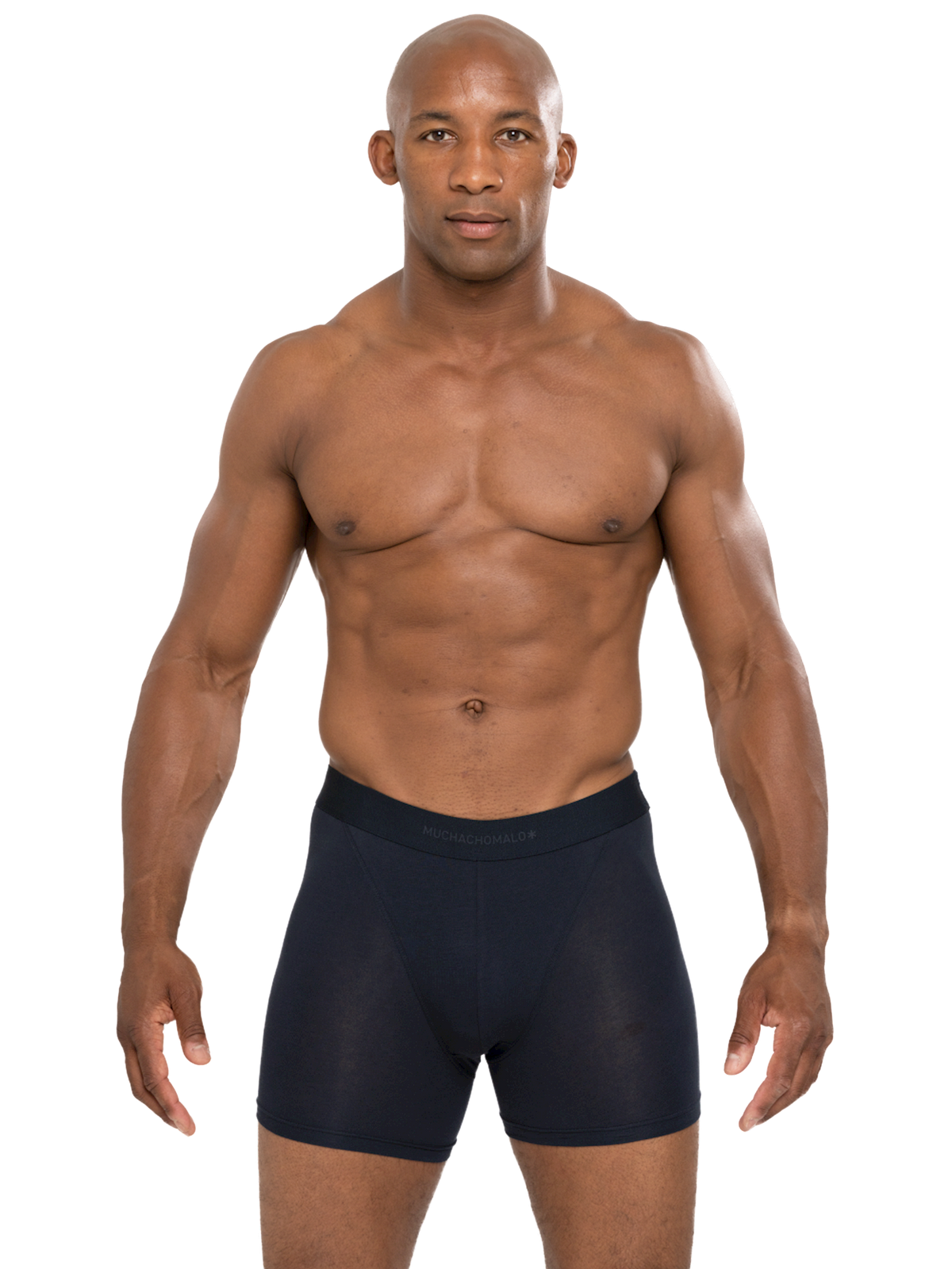 Heren 2-pack Boxershorts Effen