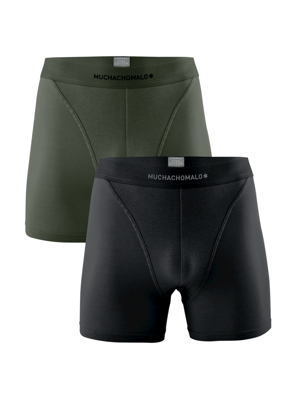 Heren 2-pack Boxershorts Pima Katoen