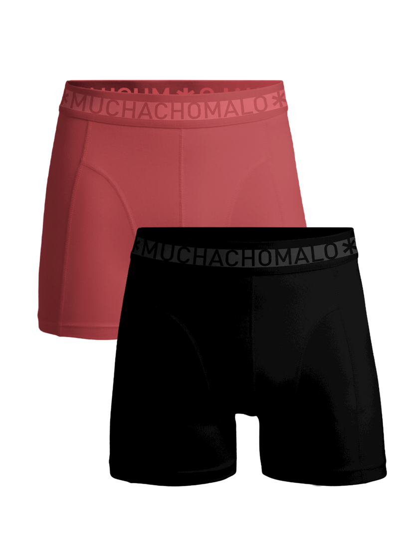 Heren 2-pack Boxershorts Effen