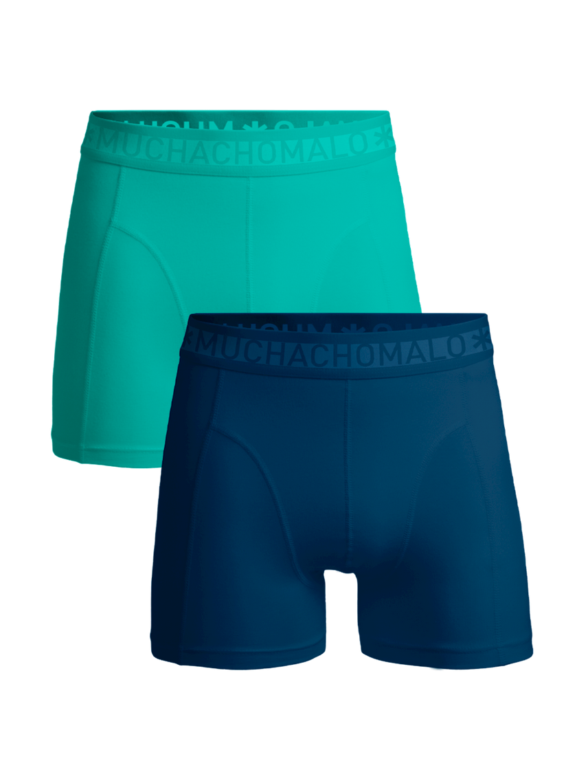 Heren 2-pack Boxershorts Effen