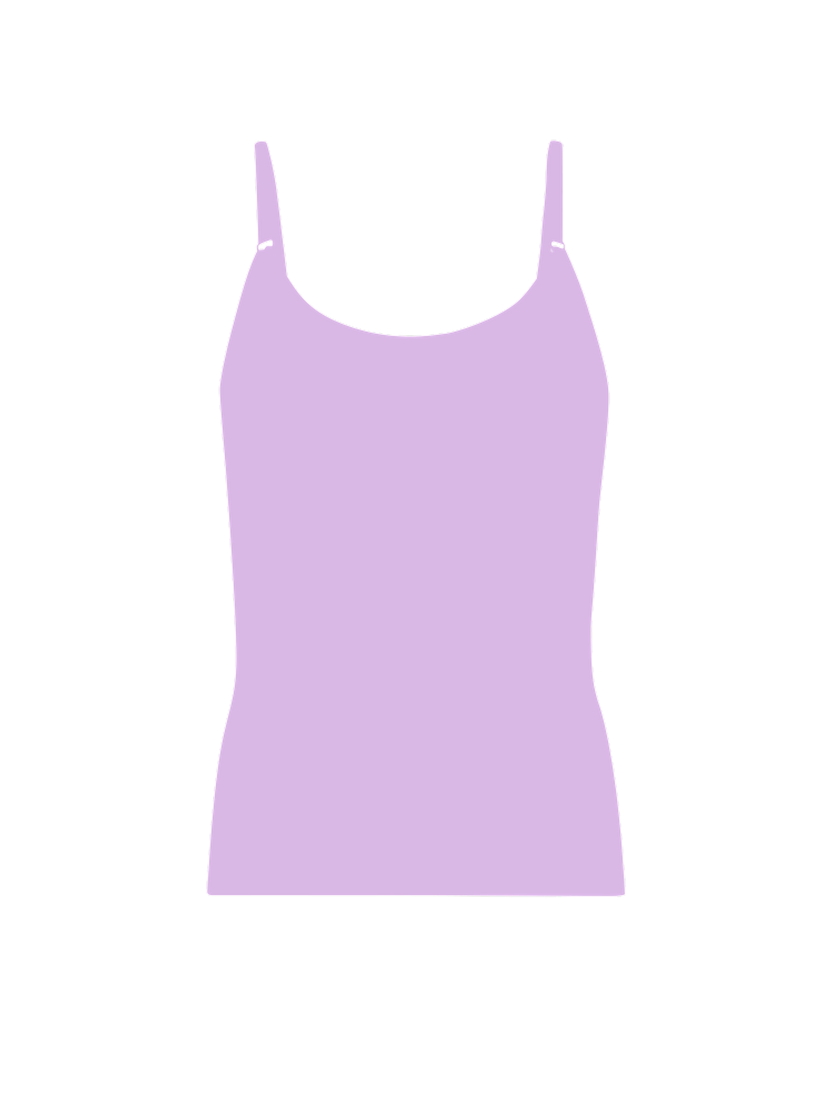 Meisjes 1-pack Singlet Effen