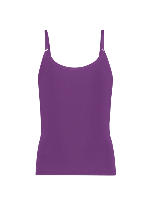 Meisjes 1-pack Singlet Effen