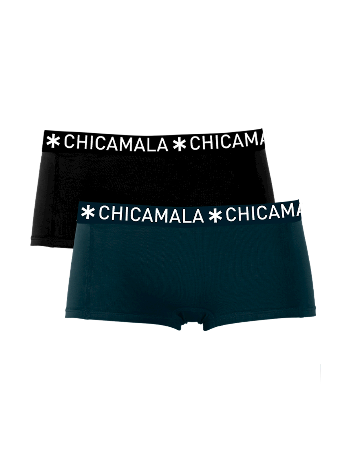 Meisjes 2-pack Boxershorts Effen