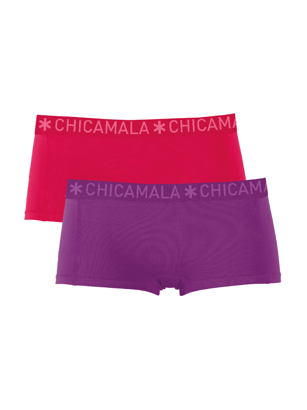 Meisjes 2-pack Boxershorts Effen