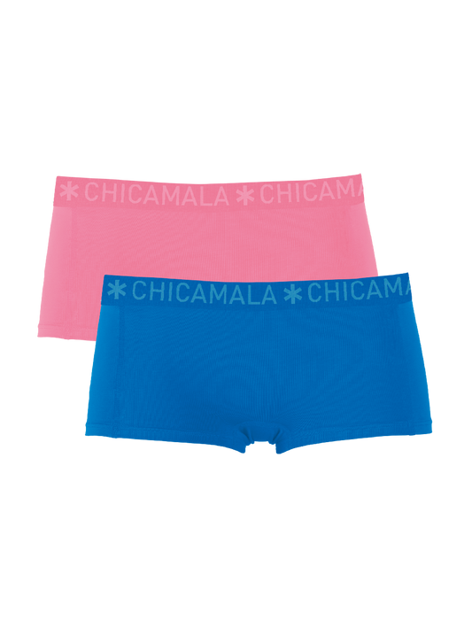 Meisjes 2-pack Boxershorts Effen
