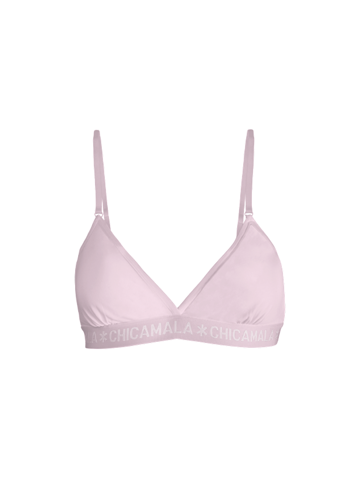 Meisjes 1-pack Triangle Top Effen