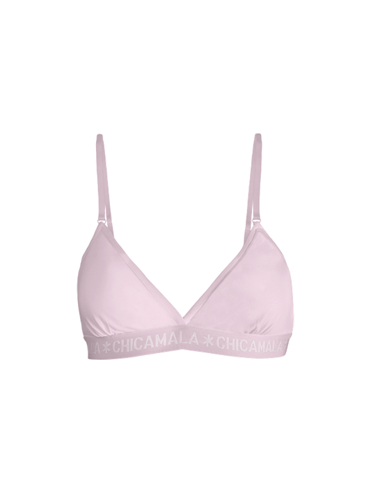Meisjes 1-pack Triangle Top Effen