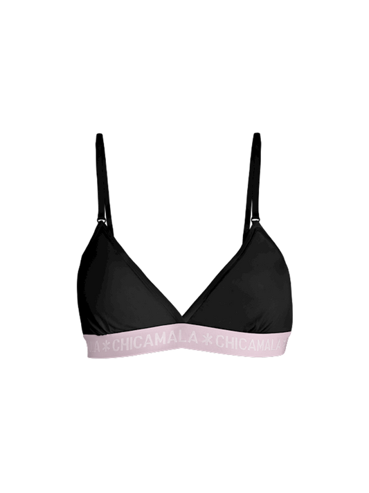 Meisjes 1-pack Triangle Top Effen